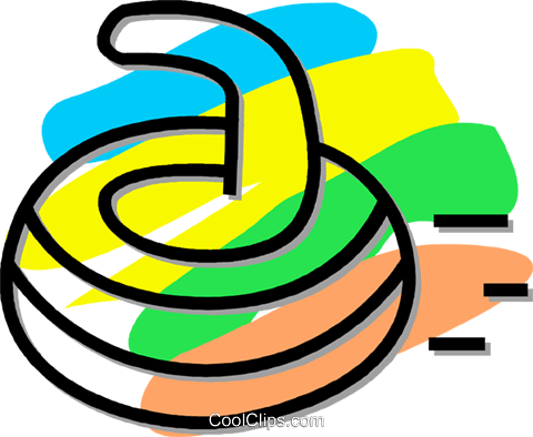 480x394 Curling Rock Royalty Free Vector Clip Art Illustration