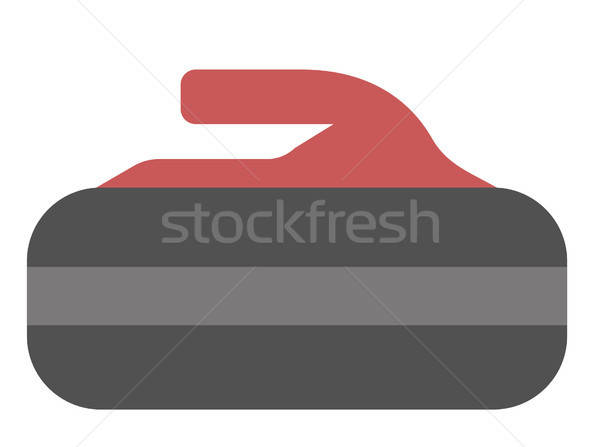 Stone For Curling Vector Cartoon Illustration Vector Illustration 600x447 Stone For Curling Vector Cartoon Illustration Vector Illustration