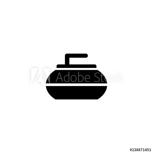 Curling Vector Icon Curling Sign On White Background Curling 500x500 Curling Vector Icon Curling Sign On White Background Curling