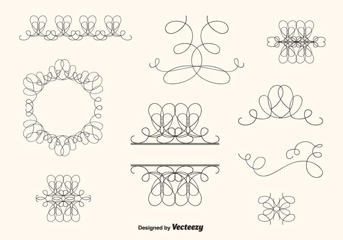 700x490 Curly Border Free Vector Art