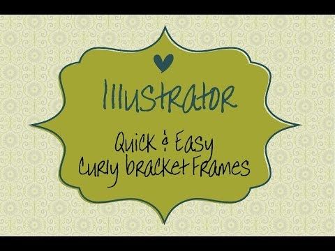 480x360 Create Curly Bracket Frame Shapes In Illustrator Without Using