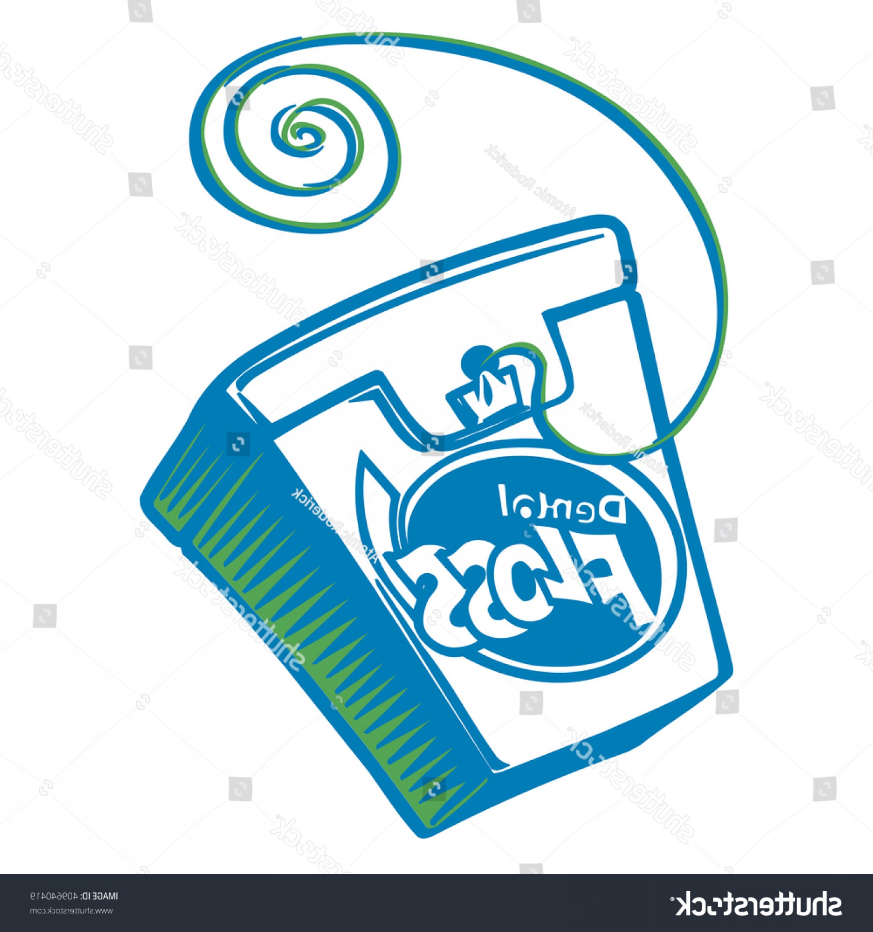 1800x1920 Dental Floss String Shaped Curly Cue Cqrecords