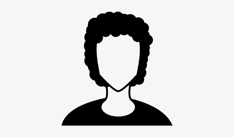 820x481 Female With Curled Short Hair Vector