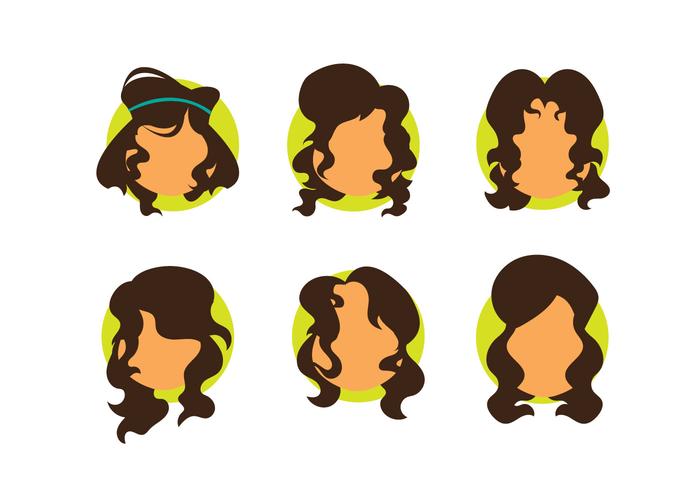 700x490 Girl Curly Hair Vector