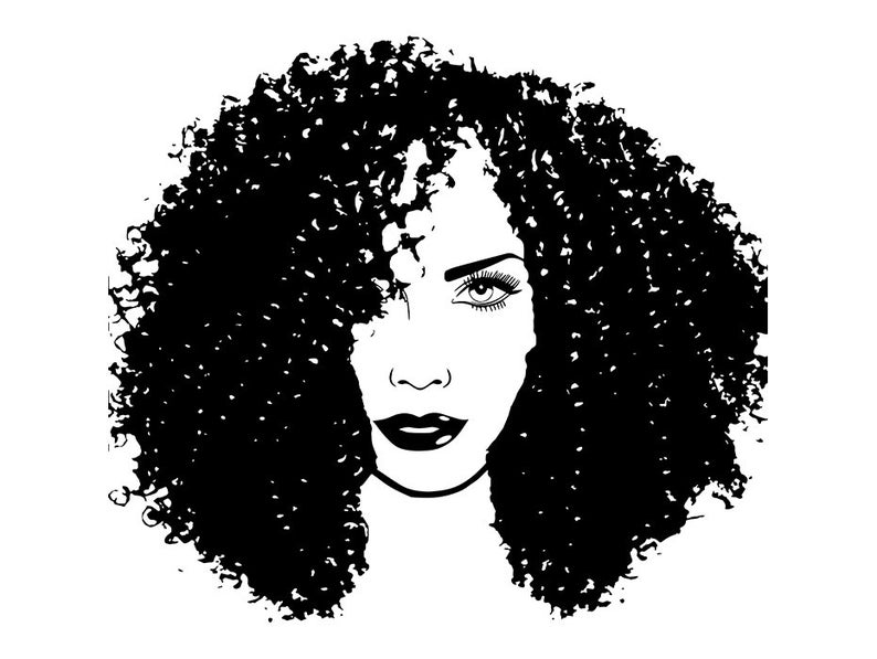 Curly Hair Vector At Collection Of Curly Hair Vector Free For Personal Use 7548