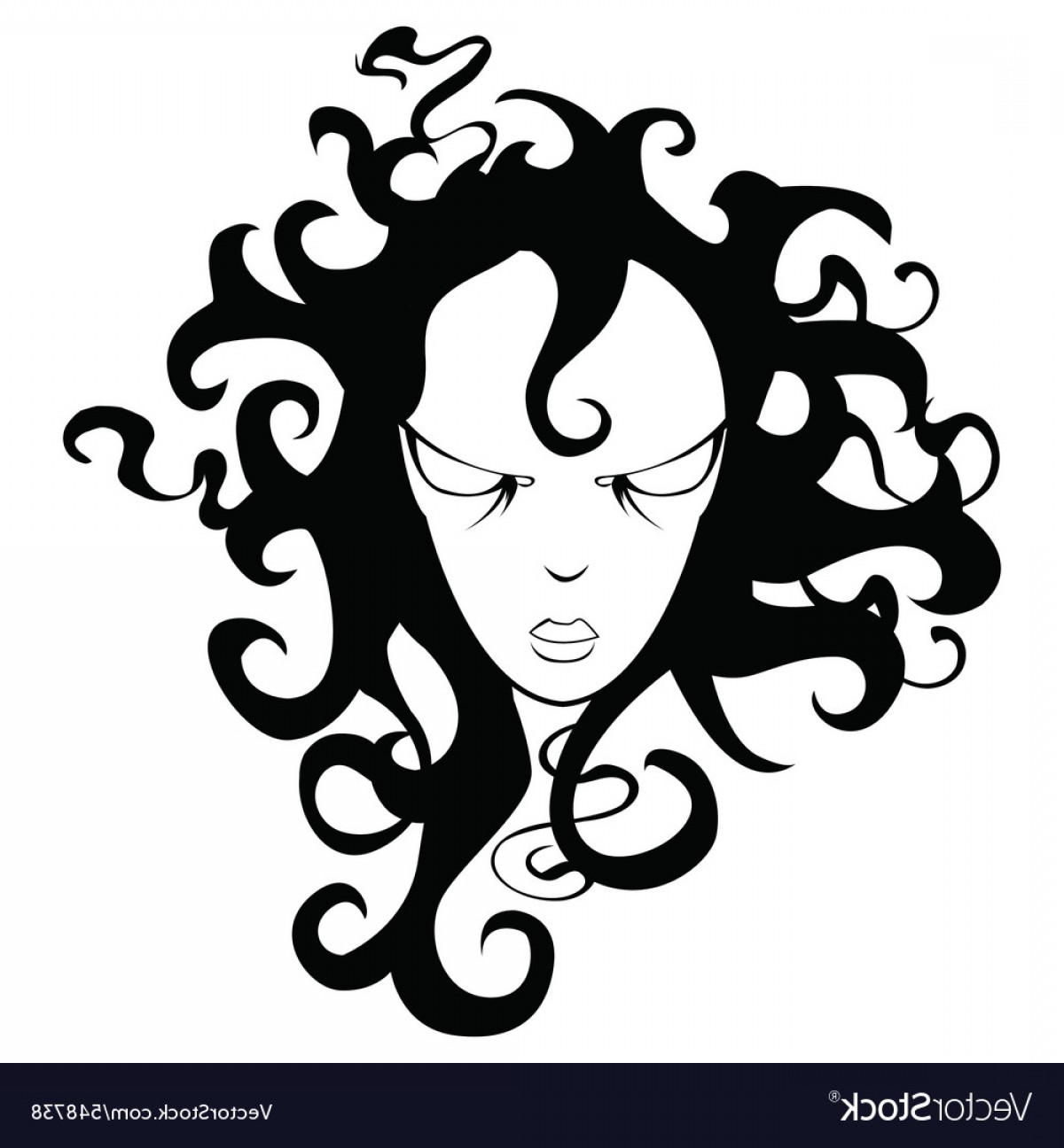1200x1296 Cartoon Girl With Curly Hair Vector Soidergi