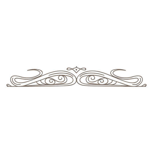 Curly Lines Divider Decoration 512x512 Curly Lines Divider Decoration