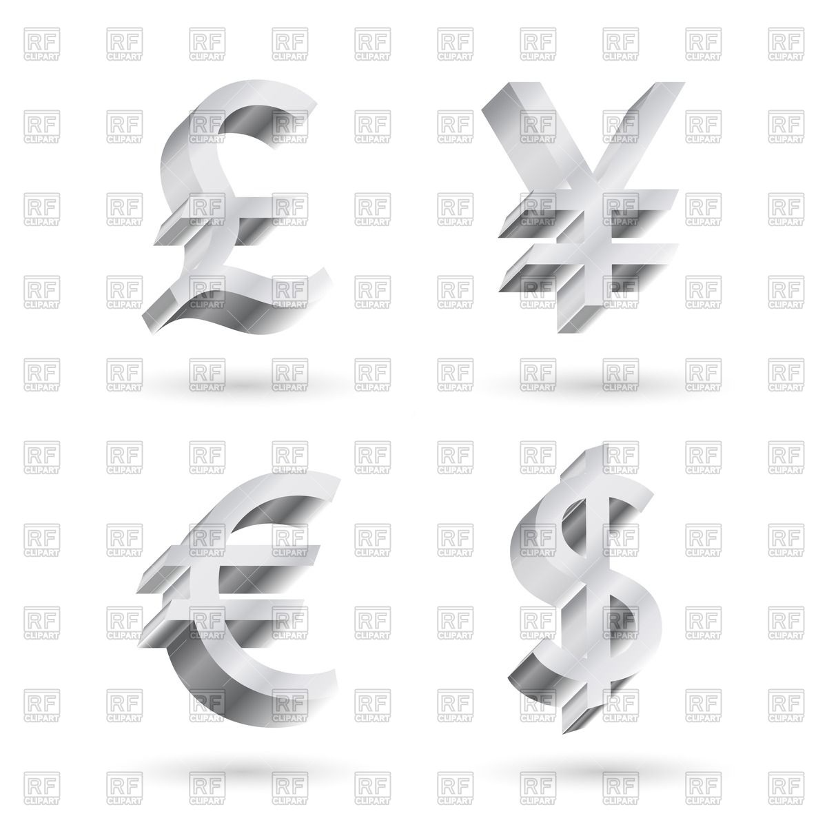 1200x1200 Currency Symbols
