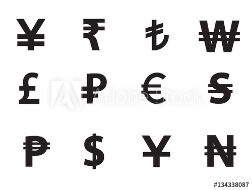 Currency Symbols Vector at Vectorified.com | Collection of Currency ...