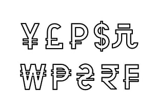 310x217 Vector Currency Symbols Free Graphics Uihere