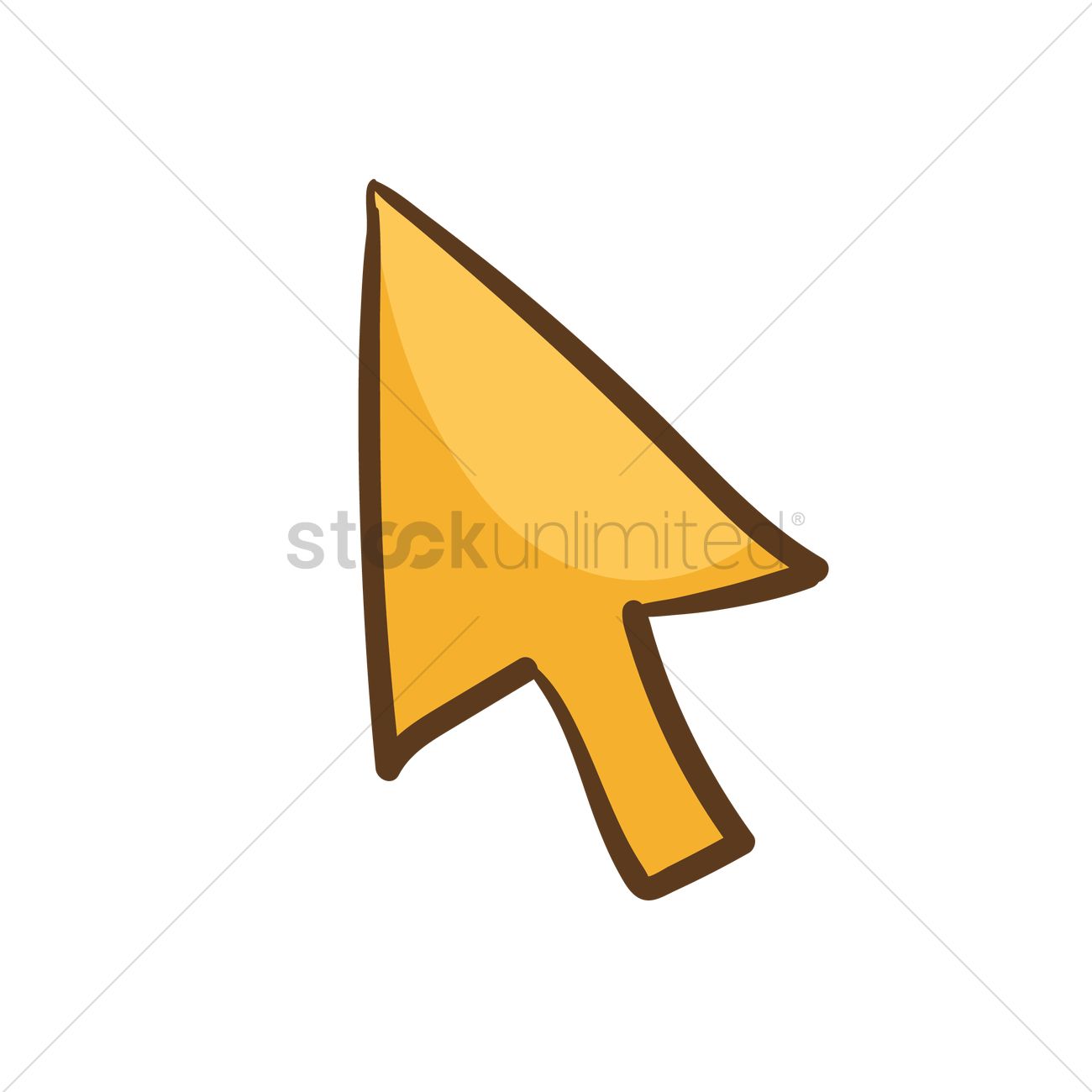 1300x1300 Cursor Arrow Vector Image