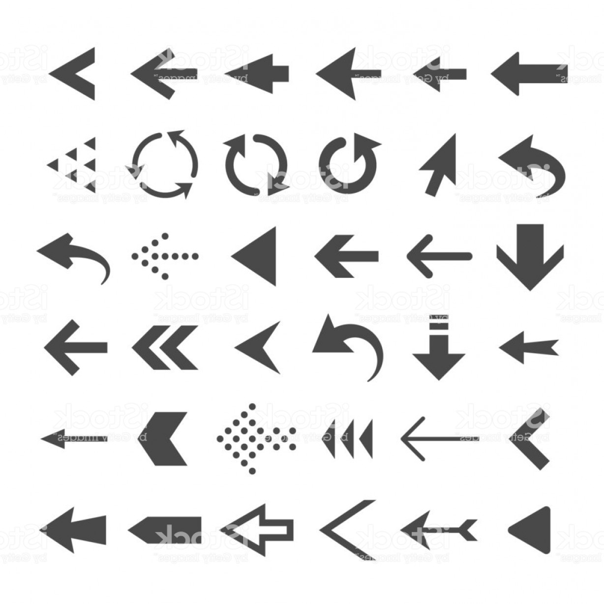 1228x1228 Arrow Web Icons Isolated Cursor Arrows Download And Next