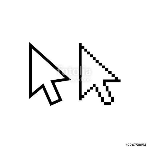 500x500 Mouse Pointer Arrow Vector Icons Arrow Cursor Pixel And Regular