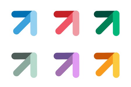 450x300 Vector Arrow Icon Arrow Abstract Logo Template Up Arrow, Cursor
