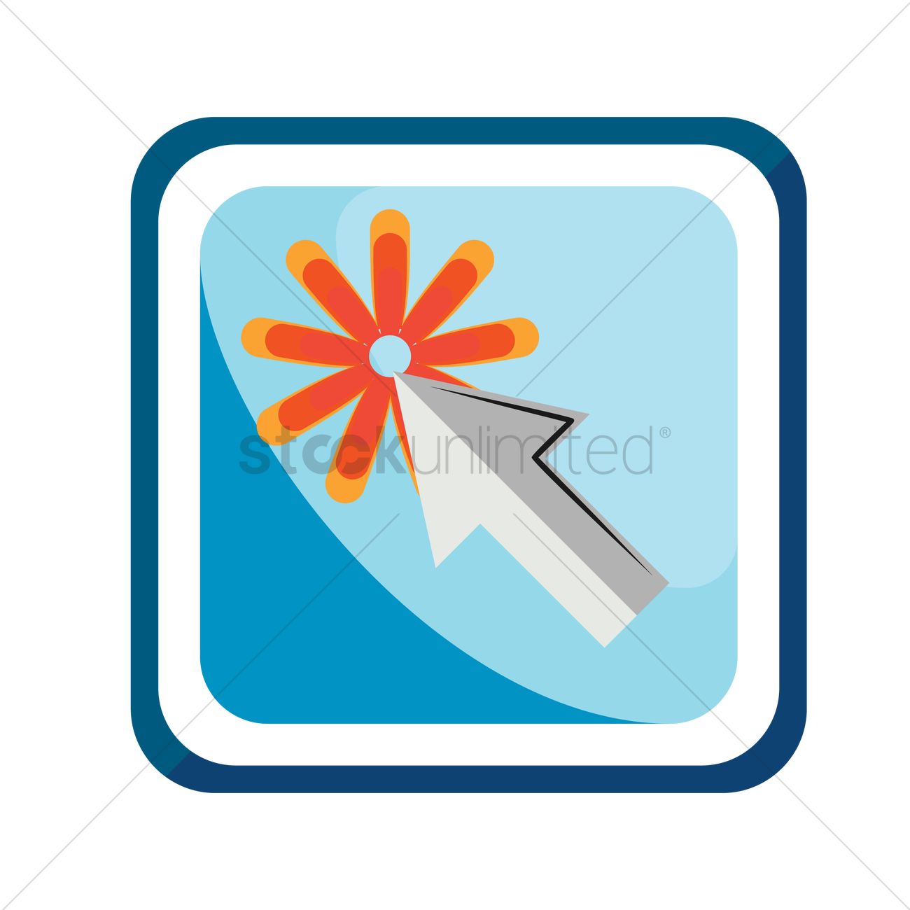 1300x1300 Cursor Icon Vector Image