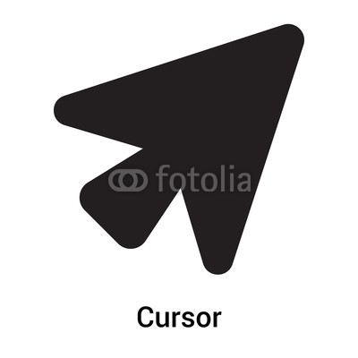 400x400 Cursor Icon Vector Sign And Symbol Isolated On White Background