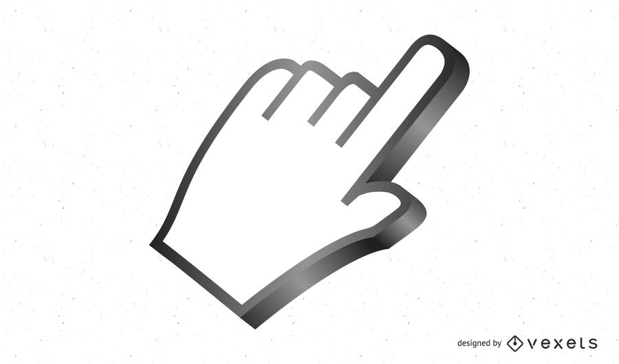 900x529 Hand Cursor Icon
