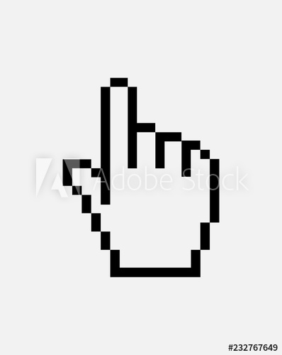 398x500 Pixel Hand Hand Cursor Icon Flat Hand Pointer Icon Flat Isolated