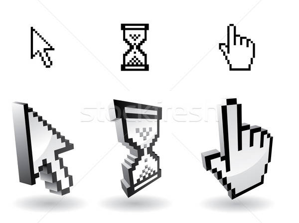 600x449 Set Of Vector Cursor Icon Vector Illustration Ordog Zoltan