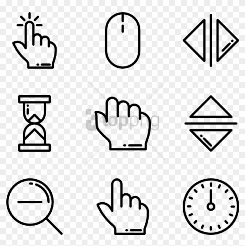 840x842 Free Png Free Cursor Vector Minimalist