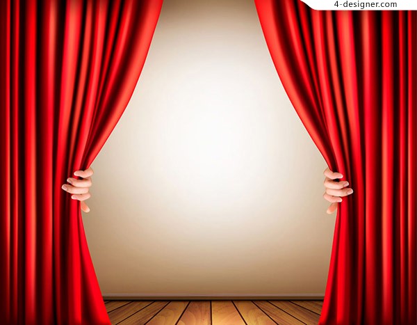 Curtain Vector