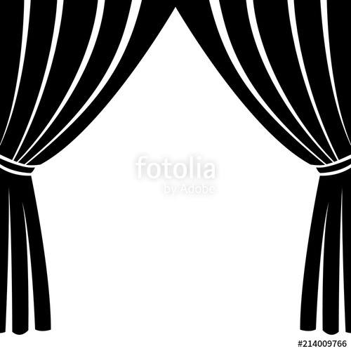 Curtain Vector at Vectorified.com | Collection of Curtain Vector free ...