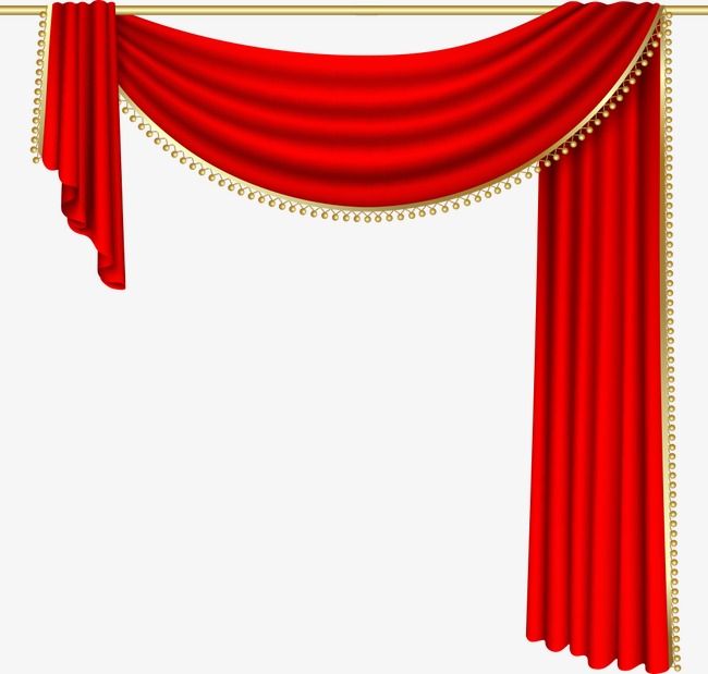 650x619 Vector Red Curtain Gg In Curtains Vector, Red Curtains