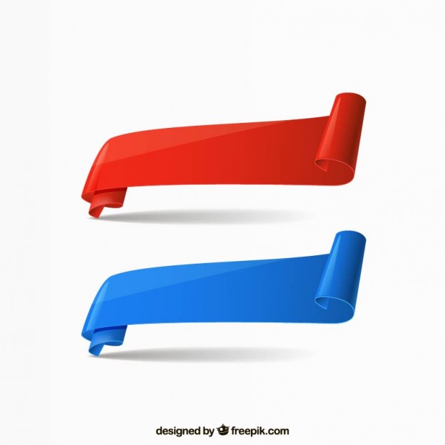 Curved Ribbon Banners Vector Free Download 626x626 Curved Ribbon Banners Vector Free Download