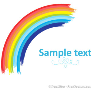 Download Free Curved Rainbow Banner Vector Illustration 300x300 Download Free Curved Rainbow Banner Vector Illustration
