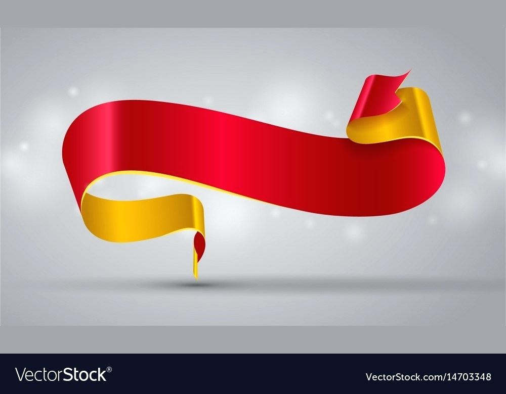 Red And Gold Curved Ribbon Or Banner Vector Image Works Try 1000x780 Red And Gold Curved Ribbon Or Banner Vector Image Works Try