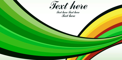 Colored Curved Lines Vector 500x247 Colored Curved Lines Vector