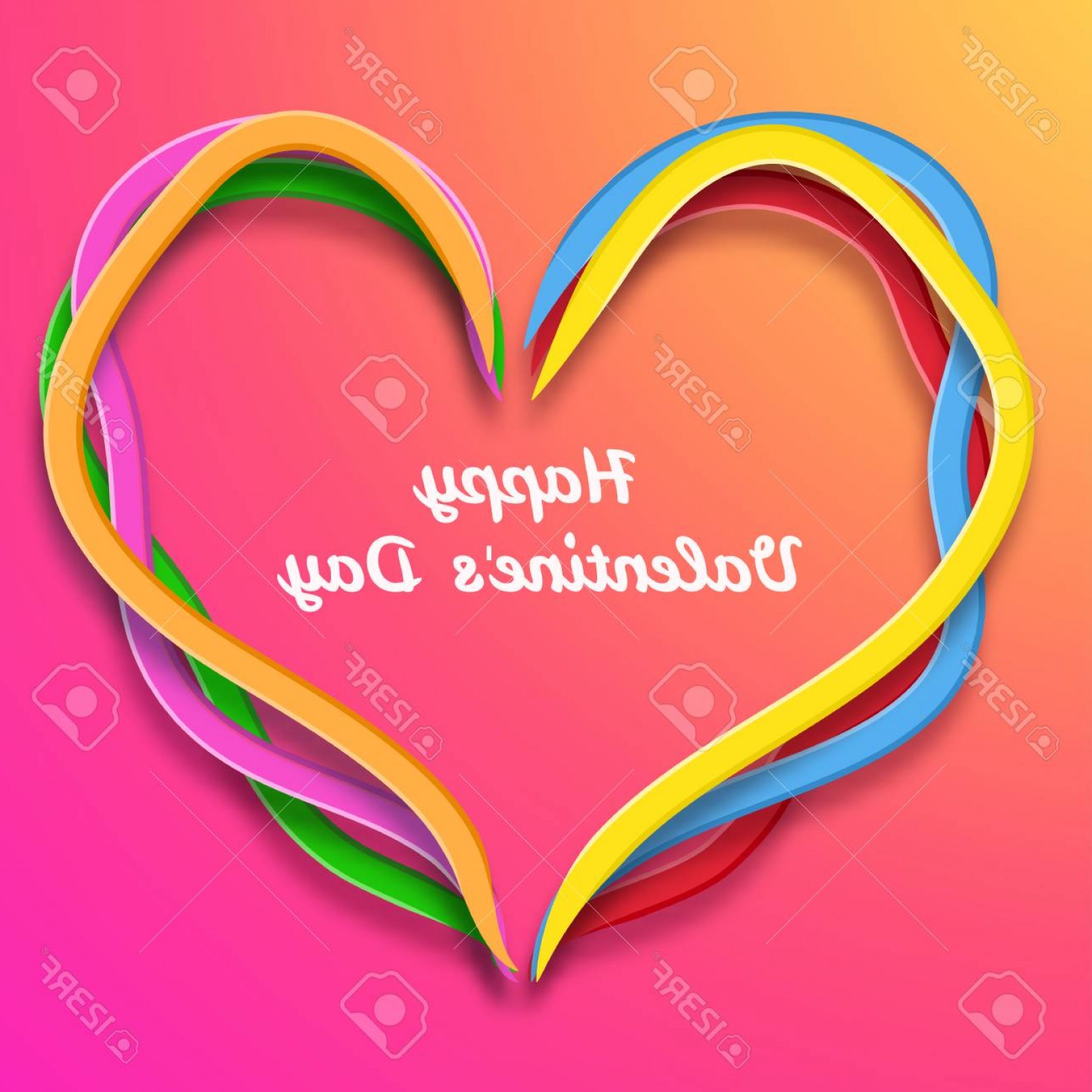 1560x1560 Photostock Vector Romantic Love Poster With Greeting Inscription