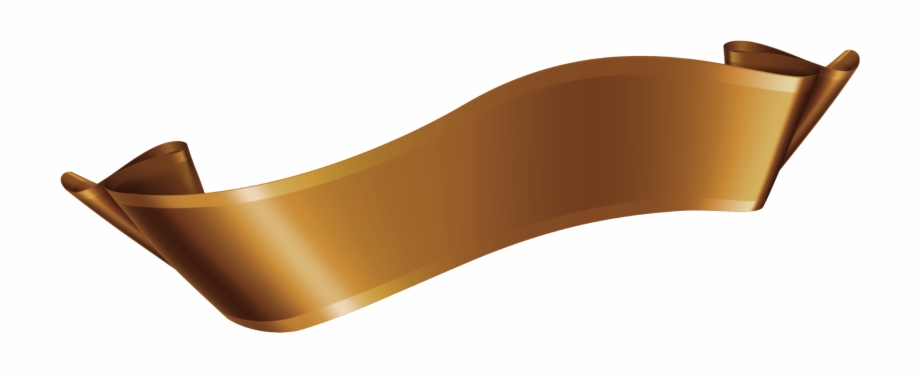 920x377 Bronze Ribbon Vector