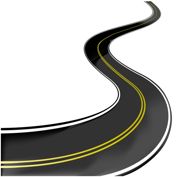 Curved Road Vector at Vectorified.com | Collection of Curved Road ...