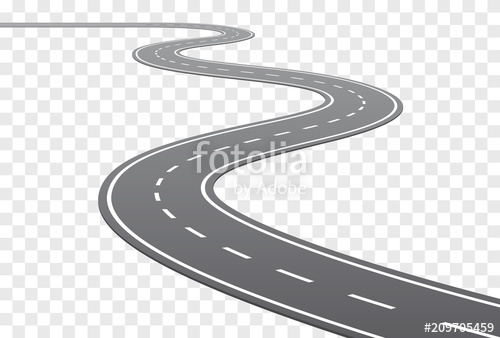 Curved Road Vector at Vectorified.com | Collection of Curved Road ...