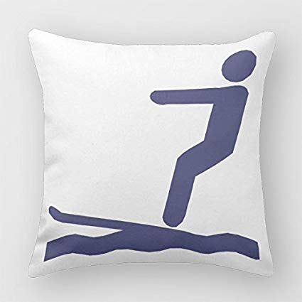 Varina Water Ski Icon Vector Design Cushion 425x425 Varina Water Ski Icon Vector Design Cushion