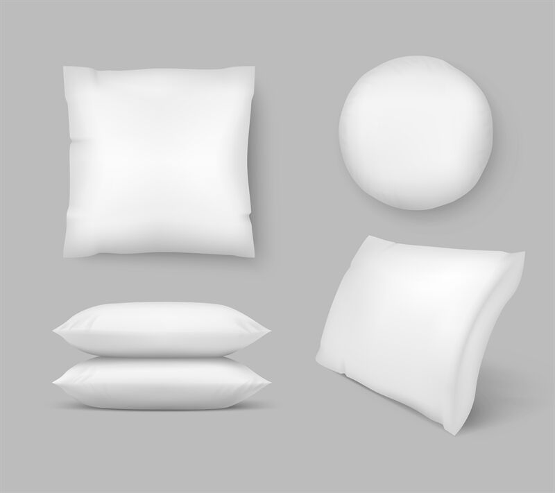 Realistic Comfortable Pillows Vector Comfort Fluffy Clean 800x711 Realistic Comfortable Pillows Vector Comfort Fluffy Clean