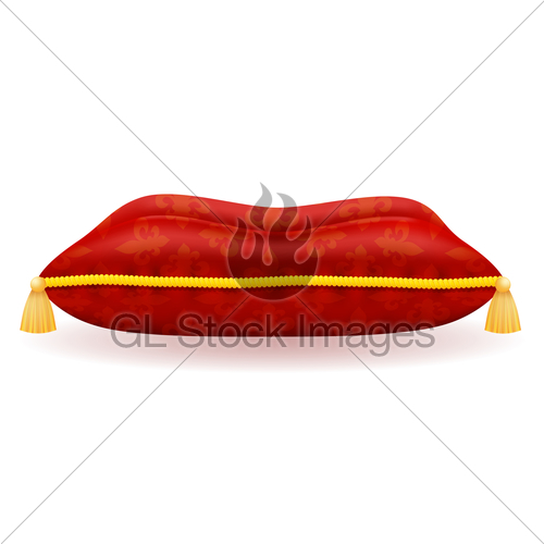 Red Satin Pillow Vector Illustration Gl Stock Images 500x500 Red Satin Pillow Vector Illustration Gl Stock Images