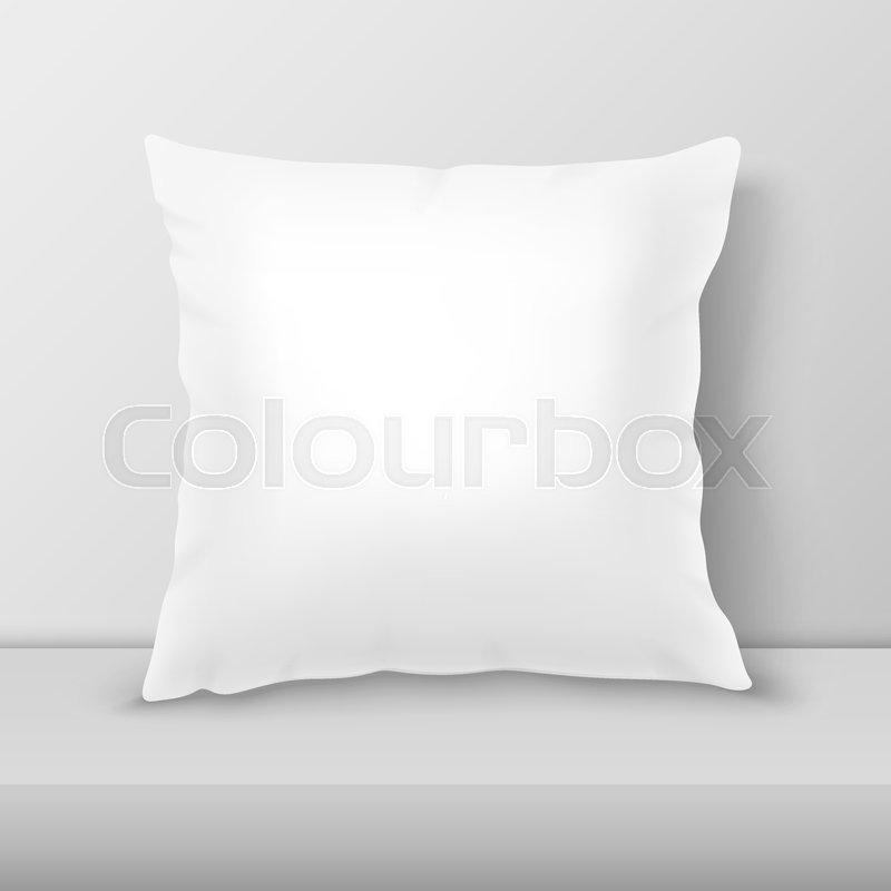 Vector Realistic White Pillow Stock Vector Colourbox 800x800 Vector Realistic White Pillow Stock Vector Colourbox