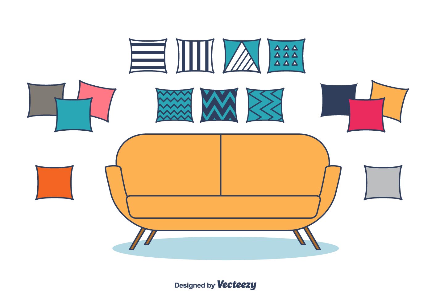 Cushion Free Vector Art 1400x980 Cushion Free Vector Art