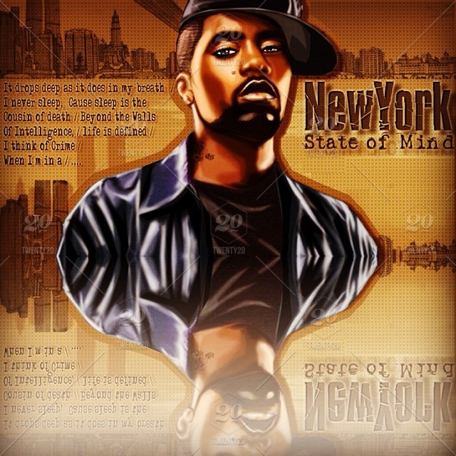 Nas Nyc Illustration 640x640 Nas Nyc Illustration