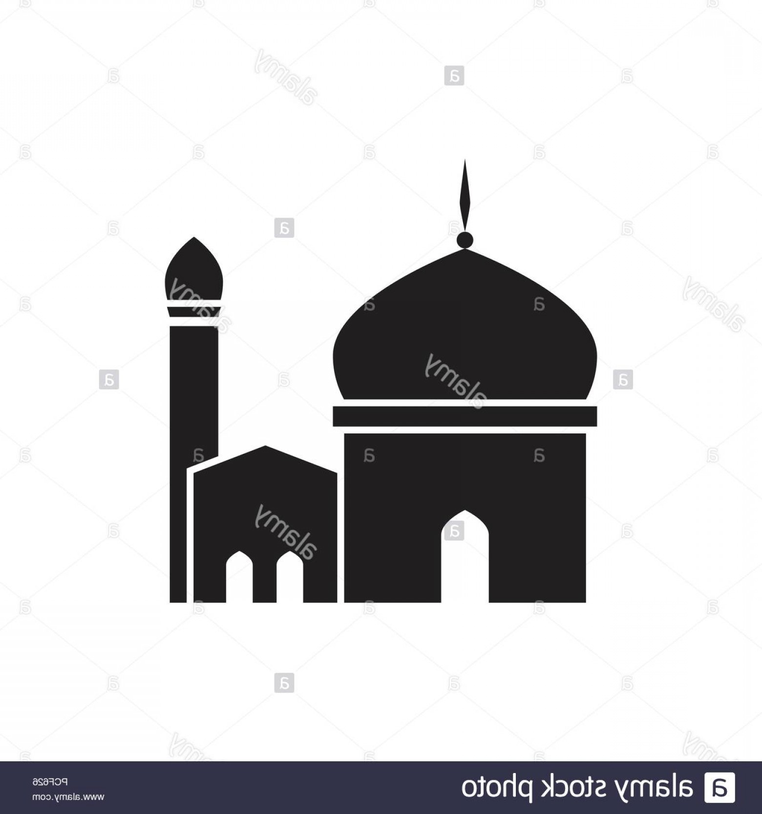 Single Tower Silhouette Mosque Custom Vector Illustration Graphic 1560x1668 Single Tower Silhouette Mosque Custom Vector Illustration Graphic