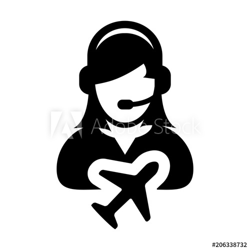 500x500 Customer Service Icon Vector Female Person Profile Symbol