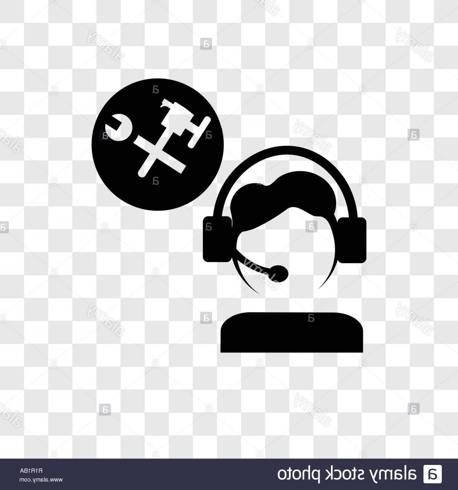 1560x1666 Customer Service Vector Icon Isolated On Transparent Background