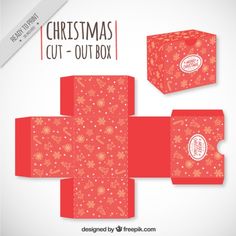 236x236 Decorative Cut Out Christmas Box Free Vector My Freepik Things