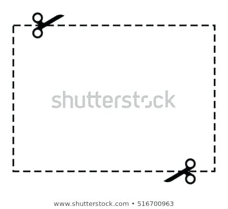 450x412 Illustration Of A Cut Out Coupon Rectangle Shape With Scissors