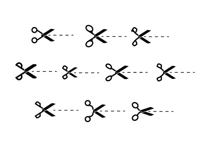 700x490 Cut Line Free Vector Art