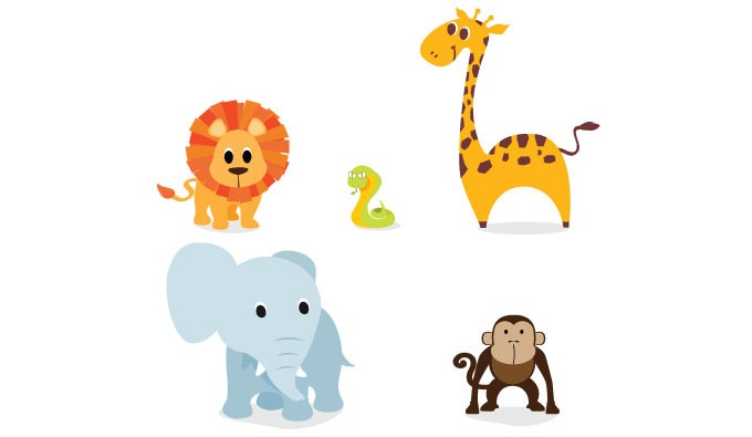 680x395 Cute Animals Vectors Vectorish