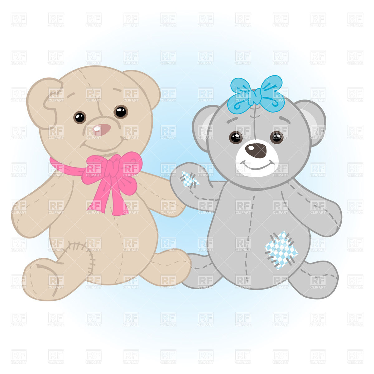 1200x1200 Cute Couple Of Teddy Bears Vector Image Of Plants And Animals