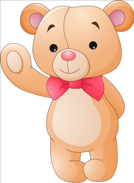 441x600 Cute Teddy Bear Vector Illustration Free Download